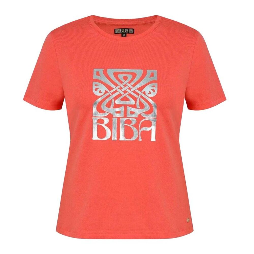 Biba Womens/Ladies Logo T-Shirt / Pink